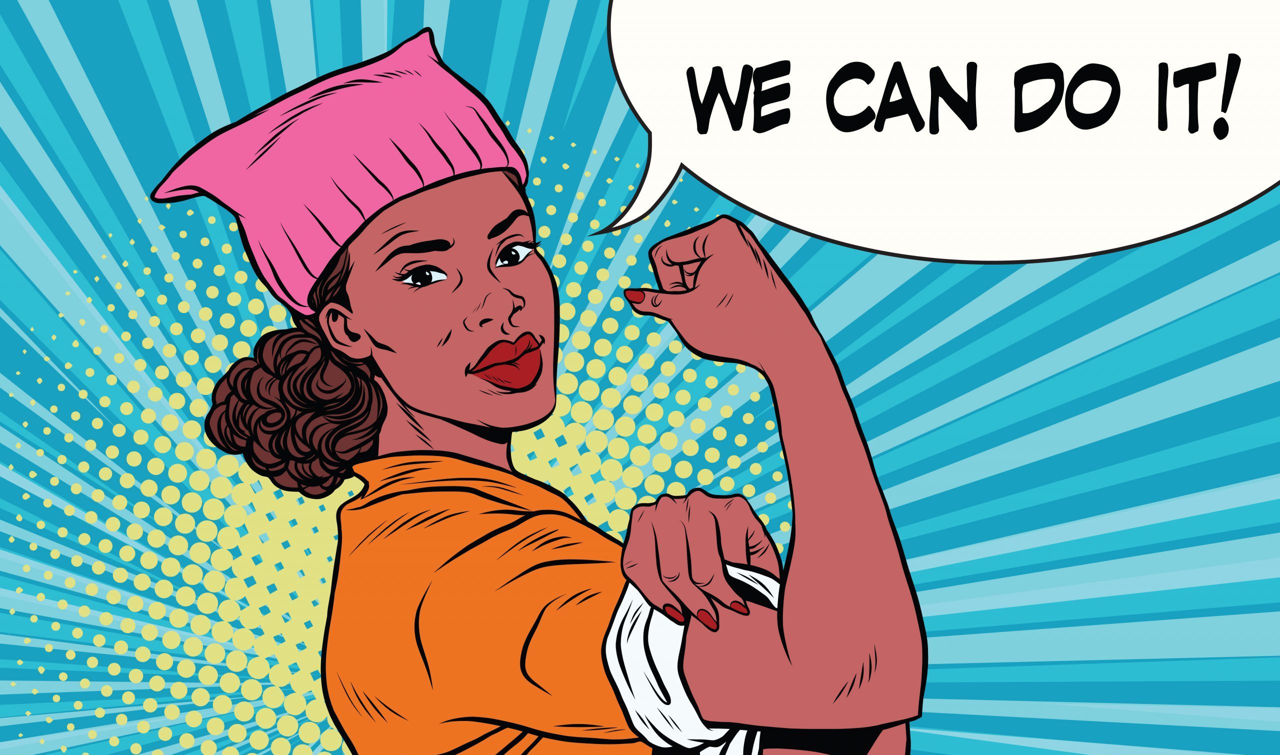 We can it if we try. Феминизм we can do it. we can do.